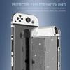 Adecuado para Funda Protectora de Switch, Funda de Cristal con Purpurina para Switch Oled, Funda con Soporte para Juegos de Switch, Hecho de Material de PC