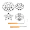 Molde para Freír Transfronterizo Aleación de Aluminio Cuchara Antiadherente para Pasteles de Aceite, Rábano Rallado, Cuchara para Pastel de Camarones, Molde para Hornear, Gadgets de Cocina