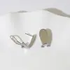 Sentido del diseño de moda Pendientes coreanos estilo ins Pendientes para mujer de alto nivel anti-caída Accesorios de joyería DIY Pendientes al por mayor
