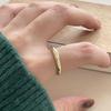 Anillo de circonita estrella de ocho puntas de plata de ley 925 estilo coreano Fan Zhiqiao anillo abierto sencillo de moda INS de Xiaohongshu