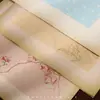 Papel para Caligrafia Estilo Vintage Retrô Semi-Cru em Branco, Obras de Caligrafia, Papel Manuscrito, Anotações Manuscritas, Papel de Arroz