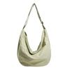 Nuevo Bolso de Tela Waffle para Mujer, Versátil, Bolso de Gran Capacidad, Moderno, Estilo Casual Relajado, Hombro, Cruzado, Tote