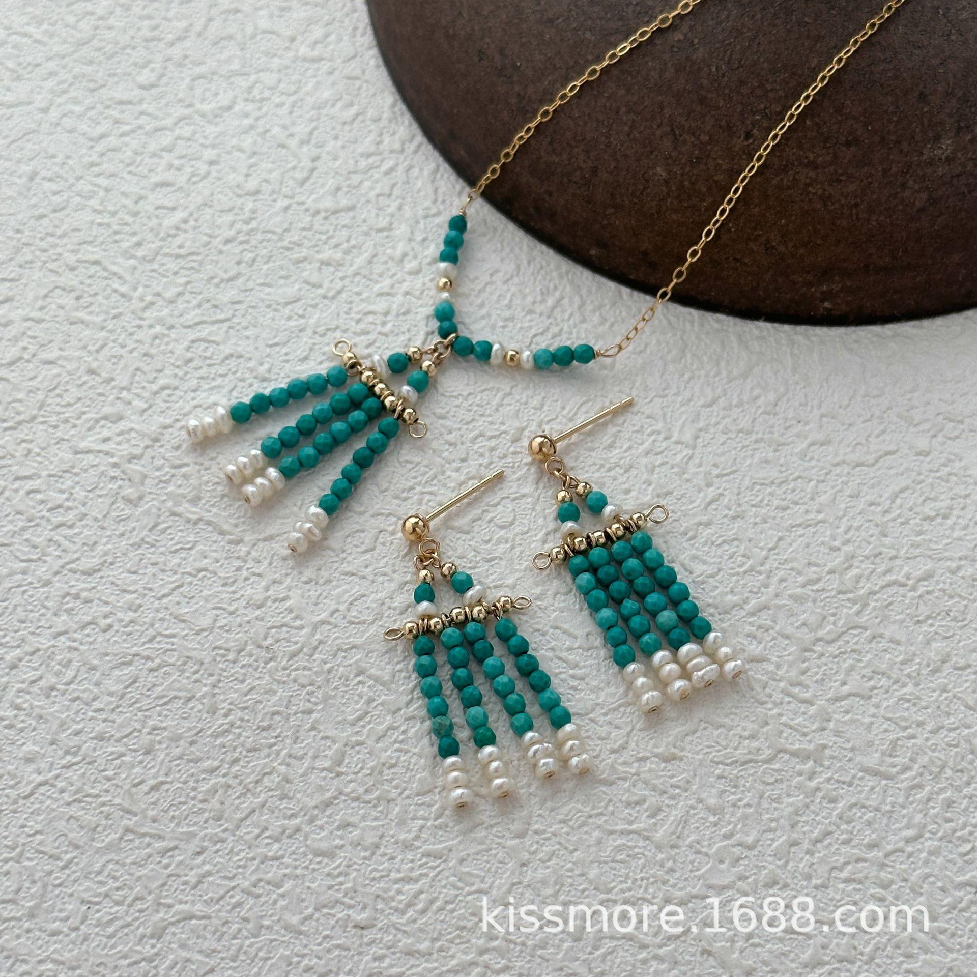 绿松珍珠流苏项链耳环26.png
