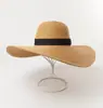 Sombrero de Sol de Verano para Mujer, para Viajar y Vacacionar, Sombrero de Paja de Ala Ancha para Playa, Parasol, Plegable, Monocromático, Versátil