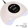 Lámpara de uñas más vendida transfronteriza, lámpara de fototerapia para uñas de alta potencia 180W, fuente de luz dual LED, máquina de fototerapia inteligente para salones de uñas