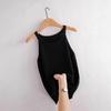 Mostrador de Liquidación Auténtico Nuevo Camisola de Punto Ropa Interior para Mujer Escotada Ajustada Sin Mangas Camisa Básica Top Sexy