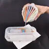 Resina Cristal Papoula DIY Copos de Mistura de Silicone Copos de Mistura de Cor Molde de Silicone Fornecimento Direto
