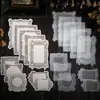 Serie de Materiales de Hermoso Día: Materiales para Decoración de Diario DIY con Borde Retro Ligeramente Dibujado, 20 Hojas, 6 Diseños