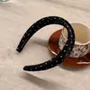 Doce Faixa de Cabeça de Bolinhas de Aba Larga para Mulheres 2026 Novo Estilo Faixa de Cabelo de Alta Qualidade para Lavar o Rosto e Controlar o Cabelo Solto