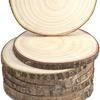 Chip de madera de paulownia chip de madera redondo material para pintura a mano DIY madera de tronco hecha a mano chip de madera anillo de árbol decorativo de jardín de infancia madera