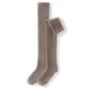 Calcetines 100% Cachemir Puro para Mujer de Caña Alta Elasticidad Moderada No Resbalan Simples Suaves Versátiles Cálidos Calcetines de Caña Alta