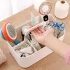 Caixa de armazenamento para suprimentos de animais de estimação, escova, cortador de unhas, caixa de cuidados de higiene portátil compartimentada, organizador de produtos de higiene para cães e gatos