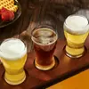Taza de Cerveza de Vidrio Creativa Taza Grande Transparente para Cerveza de Barril Taza Pequeña Alemana para Cerveza Artesanal Patrón Imprimible