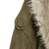 Comercio Exterior Wholesale Otoño e Invierno Nueva Ropa para Mujer Estilo Europeo y Americano Efecto Piel Sintética Chaqueta con Textura de Gamuza
