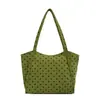 Bolsa Transversal Grande Capacidade Feminina Moda Versátil Bolsa de Mão Estilo Preguiçoso para o Dia a Dia Simples Leve Bolsa Tote