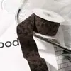 Corte Recto/Patrón de Borde Cuadros Flocado Estampado de Leopardo Cinta Accesorios para Hacer Pinzas de Pelo DIY Ramo de Cinta Empaque de Caja de Regalo