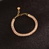 Collar de circonitas y diamantes de lujo ligero europeo y americano para mujer, cadena de clavícula de diamantes de alta gama, elegante, accesorios que combinan con todo, al por mayor