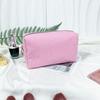Bolsa de maquillaje de seersucker de venta caliente transfronteriza, bolso de mano indio, bolsa de aseo de gran capacidad, bolsa de almacenamiento de viaje a rayas bordada