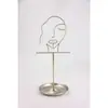 Rack de Metal para Joias Transfronteiriço Nicho Rosto Suporte de Exibição de Joias de Alta Qualidade Rack de Armazenamento para Colares Brincos