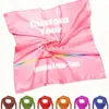Lenços de Seda Personalizados. Fabricantes Oferecem Lenços de Seda Personalizados Dupla Face. Logotipo Personalizado de Acordo com os Desenhos. Entrega rápida
