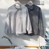 Camisa listrada bonita de manga comprida masculina estilo coreano moda frouxa camisa branca de verão roupas protetor solar estilo hong kong jaqueta estilo japonês