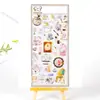 YT-HK Sueño Lindo Dibujo Animado Transparente Planeta Gato DIY Diario Cuenta de Mano Pegatina Decorativa Infantil Estilo Coreano Pegatina Álbum de Fotos