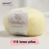 Comercio exterior hilo de mohair de bebé sudafricano para tejer a mano ganchillo DIY hilo fino hilo de mohair de seda ovillo de caballito de mar venta al por mayor