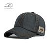 Sombrero para Hombre Cuatro Estaciones Denim Lavado Gorra con Visera Estilo Coreano Moda Parche Protección Solar Sombrero para el Sol Gorra de Béisbol para Mujer Trendy