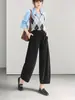 Nuevos pantalones de chenilla Nezha para mujer de otoño e invierno para cuerpo tipo pera, bombachos con puño de principios de otoño, pantalones tipo linterna clásicos