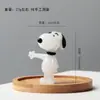 Enfeites de Vidro Zibo Snoopy Cachorrinho de Vidro Desenho Animado Fofo Carro Acessórios de Alta Qualidade Console Central do Carro para Mulheres