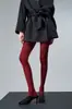Leggings Grises Delgados Semitransparentes de Primavera y Verano, Medias Tejidas de Alta Densidad de 240 Agujas para Mujer, Adelgazantes, Antideslizantes, Medias Anti-enganche