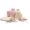 Bolsa de Almacenamiento de Tela del Fabricante Bolsa de Embalaje con Cordón para Joyería Bolsa de Regalo de Terciopelo a Prueba de Polvo Bolsa para Joyería de Collar Pulsera