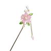 Grampo de Cabelo com Borla de Flor Antiga Acessório de Cabeça Hanfu Avançado Grampo de Cabelo Atacado Placa de Cabeça Redonda Grampo de Cabelo Acessório de Cabeça Clássico