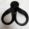 Peruca de banda para míopes estilo antigo feminina pequena orquídea mesma bolsa de cabelo artificial Diário Universal coque macio peça única entrega