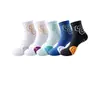 Calcetines de Running para Hombre, Transpirables, Absorbentes de Sudor, Suela Gruesa de Toalla, Antideslizantes, Resistentes al Desgaste, Calcetines Deportivos Profesionales para Baloncesto y Bádminton