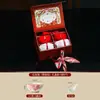Cerámica Bajo Esmalte Reina Rosa Juego de Vajilla de Alta Gama Regalo de Inauguración de Casa Regalo de Negocios Tazones y Platos Venta al por Mayor Logo Imprimible