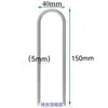Clip para cinturón de riego por goteo, horquilla fija en forma de U para tubería de riego por goteo, microaspersor, alambre de hierro galvanizado grueso, a prueba de viento para invernadero, sólido, superventas