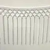 20cm Franja de Borla Preta de Renda com Nós de Três Camadas Acessórios de Fantasia de Dança Latina Franja Decorativa para Cortina