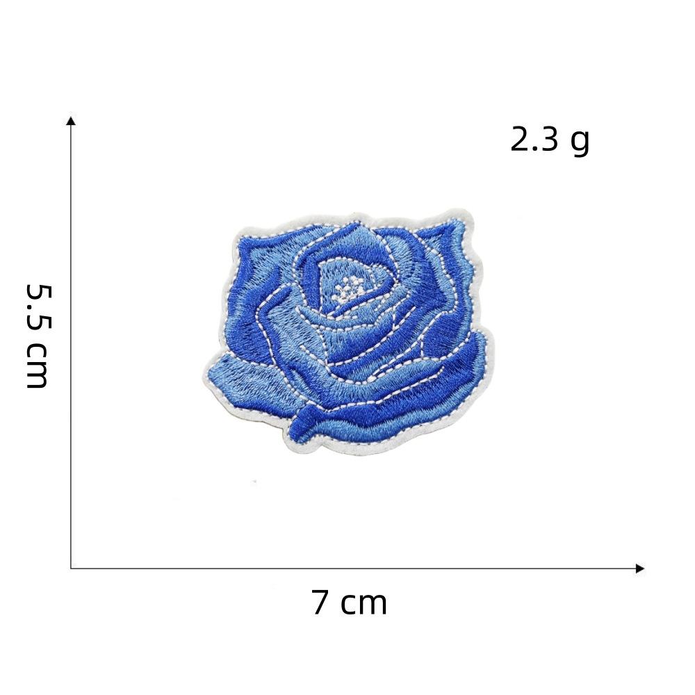 蓝色系列布贴3#