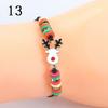 Pulsera navideña transfronteriza europea y americana para niños, árbol de Navidad de colores, collar de Papá Noel, traje de regalo en stock