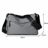 Bolso cruzado casual de tela Oxford, unisex, ligero, adecuado para viajar, bolso de hombro, almacenamiento, resistente al agua e ideal para ir al trabajo.