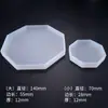 Moldes de Resina Hechos a Mano para Bricolaje Varios Posavasos de Mesa con Forma de Diamante Moldes de Silicona con Forma de Diamante Grandes y Pequeños de Resina de Cristal