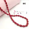Contas Facetadas de Cristal Xingtai Acessórios para Joias DIY Cortina de Gota d'Água de Vidro Acessórios para Roupas Jade Sintético Contas de Gota d'Água com Furo Reto