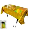 Toalha de Mesa Lisa a Laser para Animais de Estimação Novo Modelo Transfronteiriça Decoração de Festa Descartável Toalha de Mesa à Prova d'Água e de Óleo