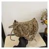 Bolso de Mano de Moda Tendencia Estilo Coreano de Lunares para Mujer Exquisito Dulce Versátil para el Trabajo Bolso de Hombro Único Elegante