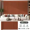 Pegatinas Engrosadas con Grano de Madera, Pegatinas de Pared Autoadhesivas, Pared de Fondo de TV Impermeable y a Prueba de Humedad, Papel Tapiz de Alta Gama, Paneles de Pared de Imitación de Madera Maciza