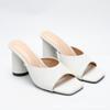 Outlet de Fábrica 2025 Verano Nuevo Sandalias y Pantuflas de Verano para Dama Outfit Zapatos Muller Perezosos Slip-on