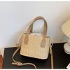 Bolso de Mano Tejido de Paja Ins de Corea del Sur 2025 Verano Nuevo Casual Vacaciones Cesta de Verduras Bandolera para Mujer