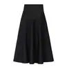 Falda Larga de Maternidad Primavera Otoño 2026 Nueva Casual Versátil Estilo Maternidad Soporte Abdominal Cintura Elástica Ajustable Falda de Línea A