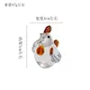 Adorno de Caballo Giratorio de Vidrio Cultural y Creativo de Zibo Mascota del Año del Caballo de Escritorio Figura Souvenir Decoración Regalo Pequeño Creativo